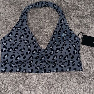 Ryderwear hybrid halter sports bra